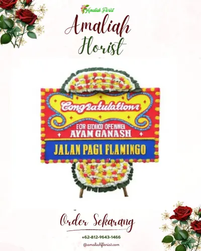 Bunga Papan Congratulation di Menanga